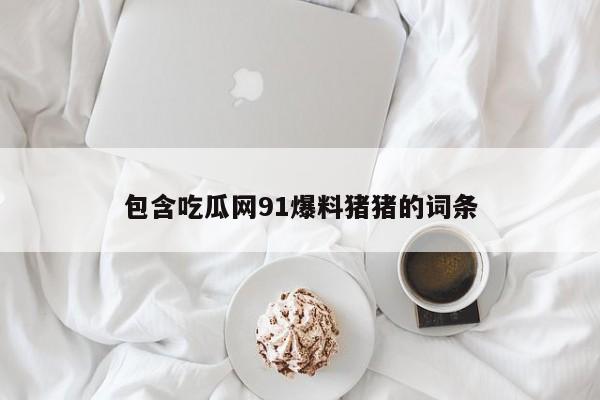 包含吃瓜网91爆料猪猪的词条